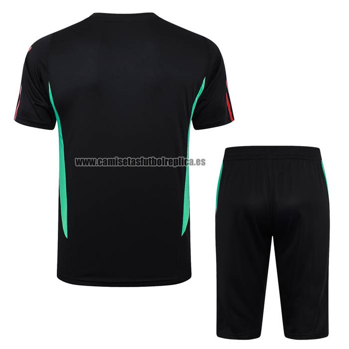 Chandal del Manchester United Manga Corta 2023-2024 Negro - Pantalon Corto